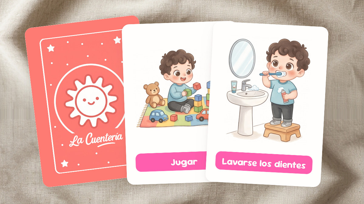 Presentación del pack de pictogramas Mi rutina diaria con tarjetas personalizadas