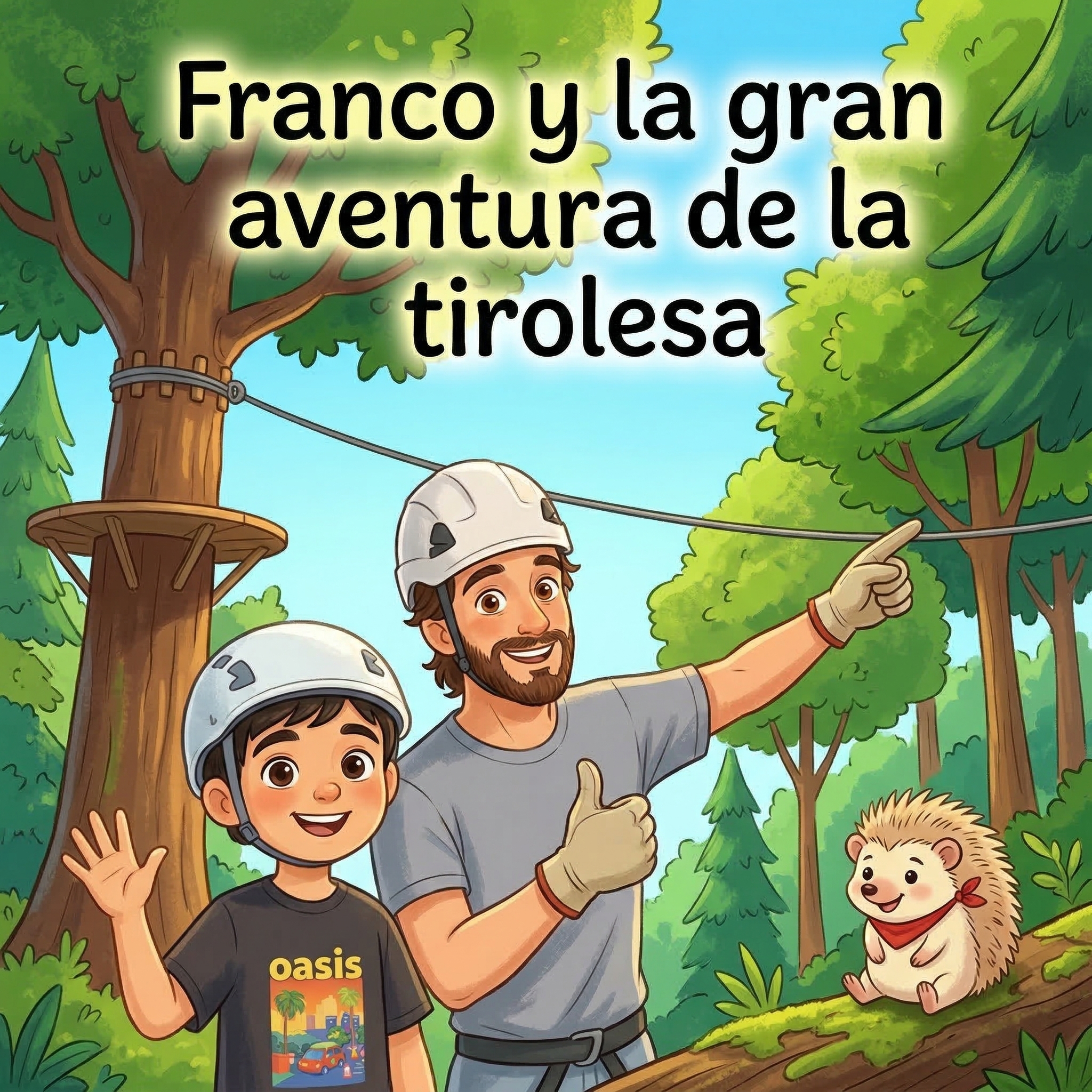 Portada: Franco y la gran aventura de la tirolesa