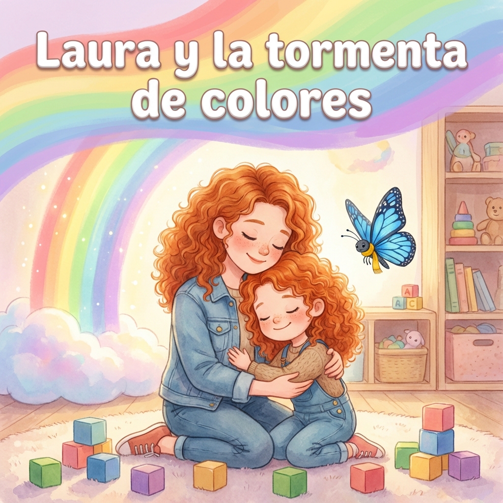 Portada: Laura y la tormenta de colores