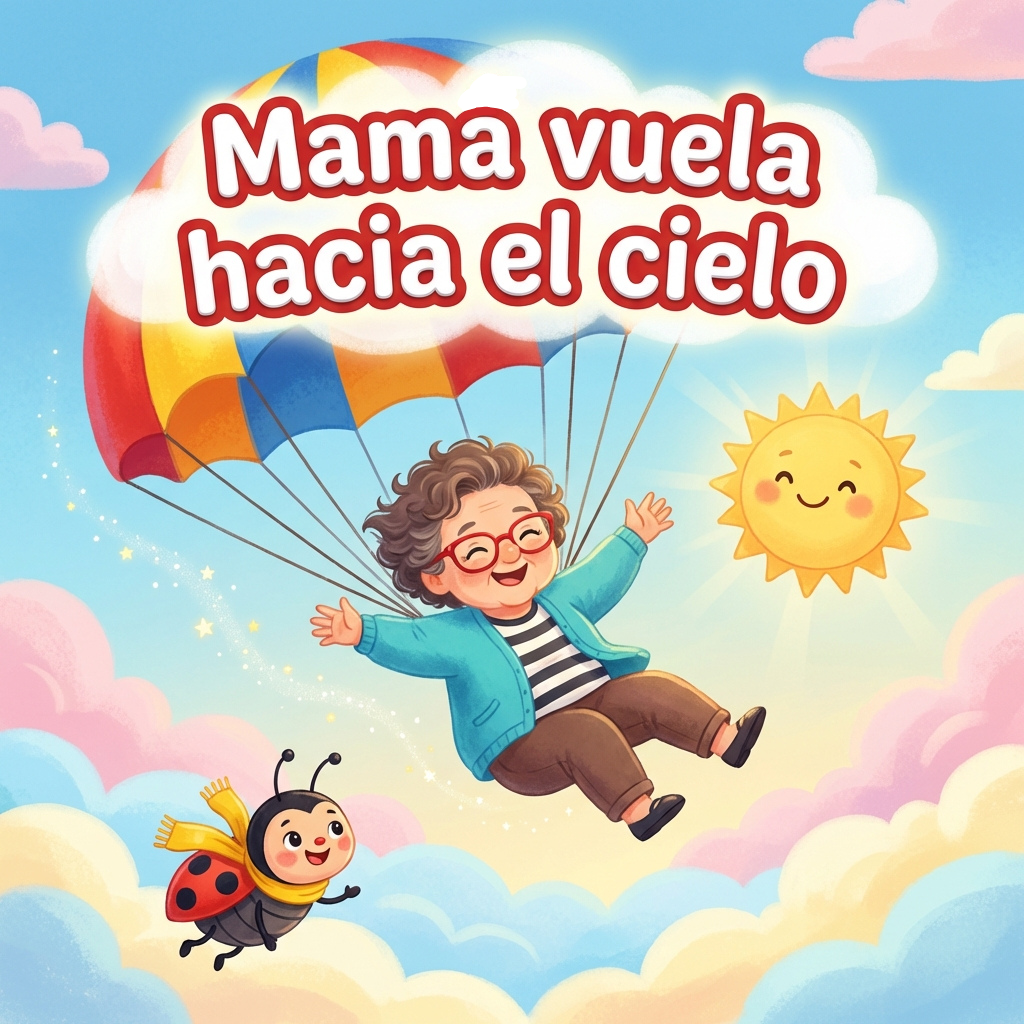 Portada: Mama vuela hacia el cielo