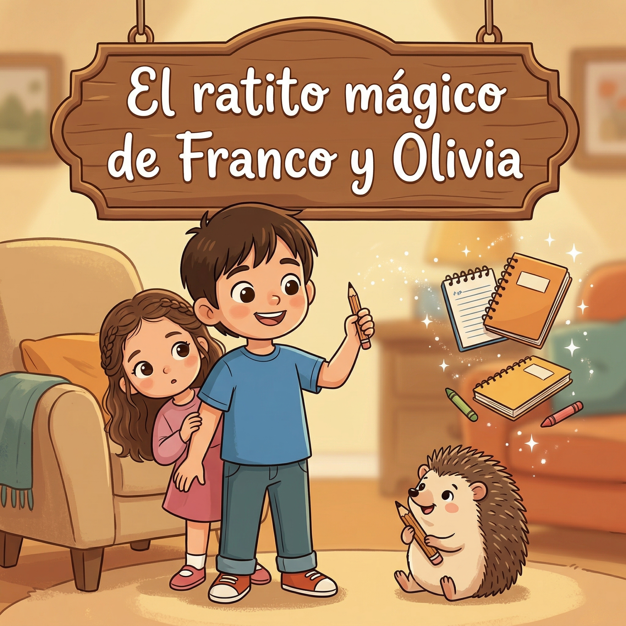 Portada: El ratito mágico de Franco y Olivia