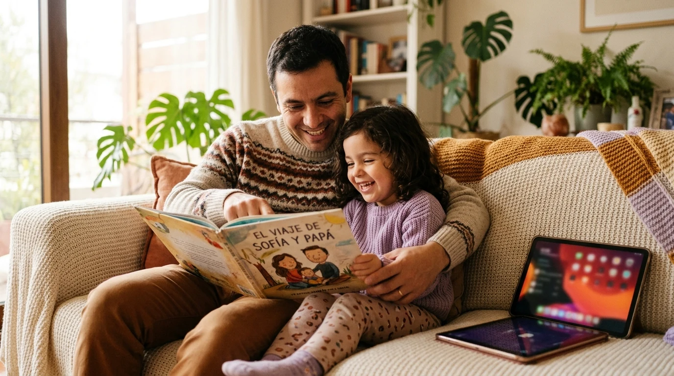 El futuro de los libros infantiles con IA: qué viene para las familias en Chile